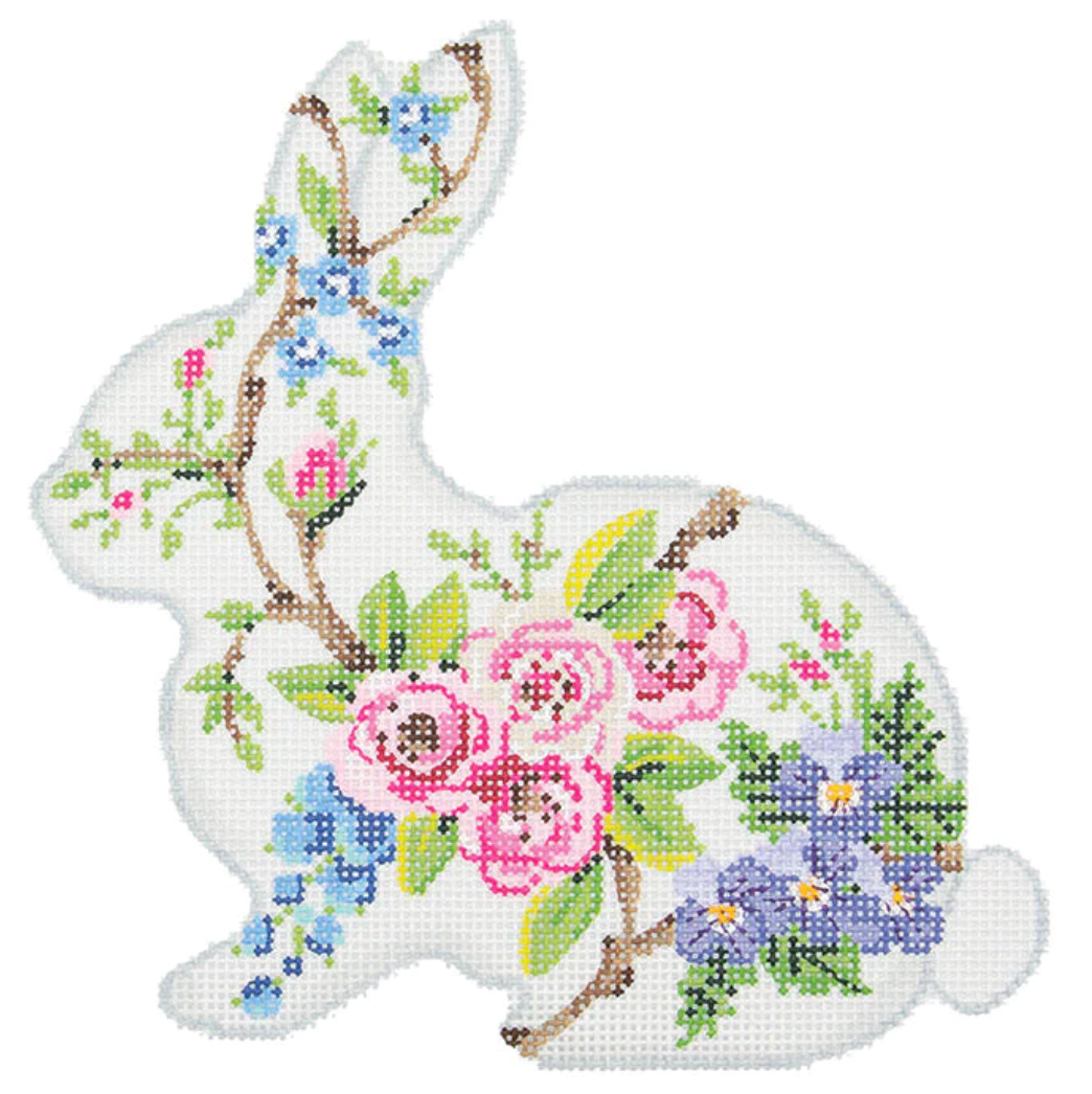 KEA66 Floral Patterned Bunny