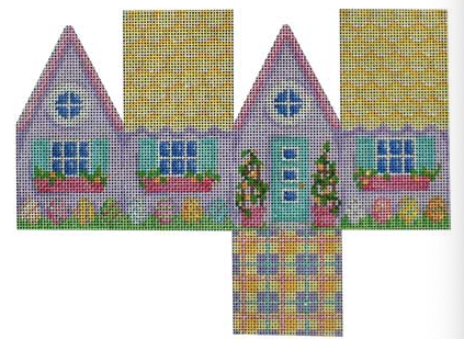 HH104 Easter Cottage - Yellow Scallop Roof