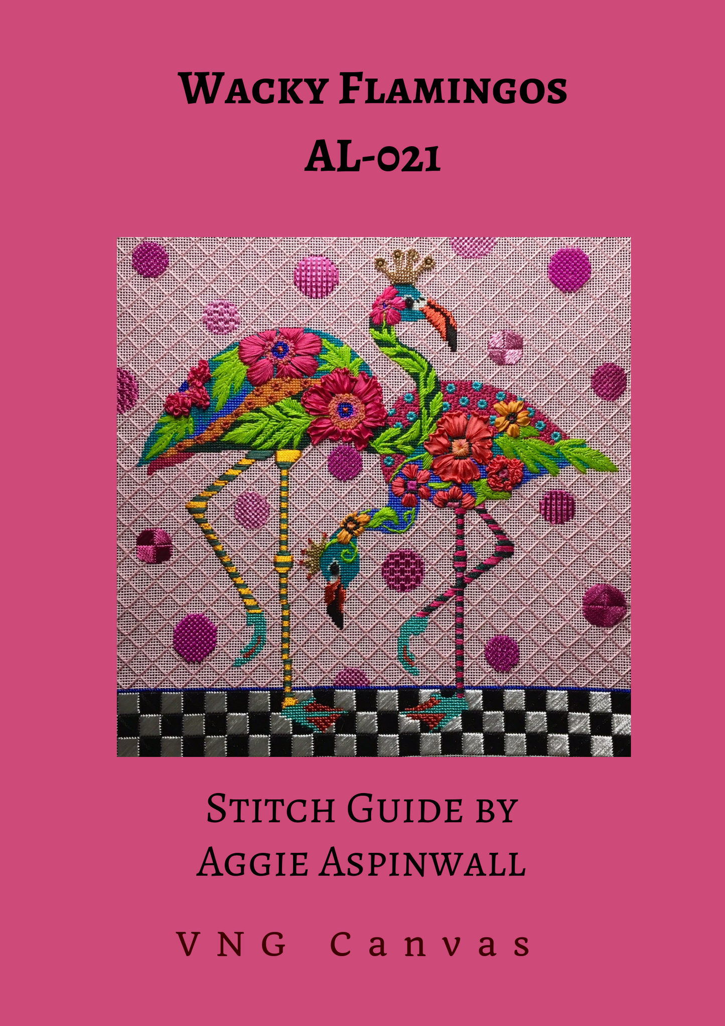 AL-021 Wacky Flamingos Stitch Guide