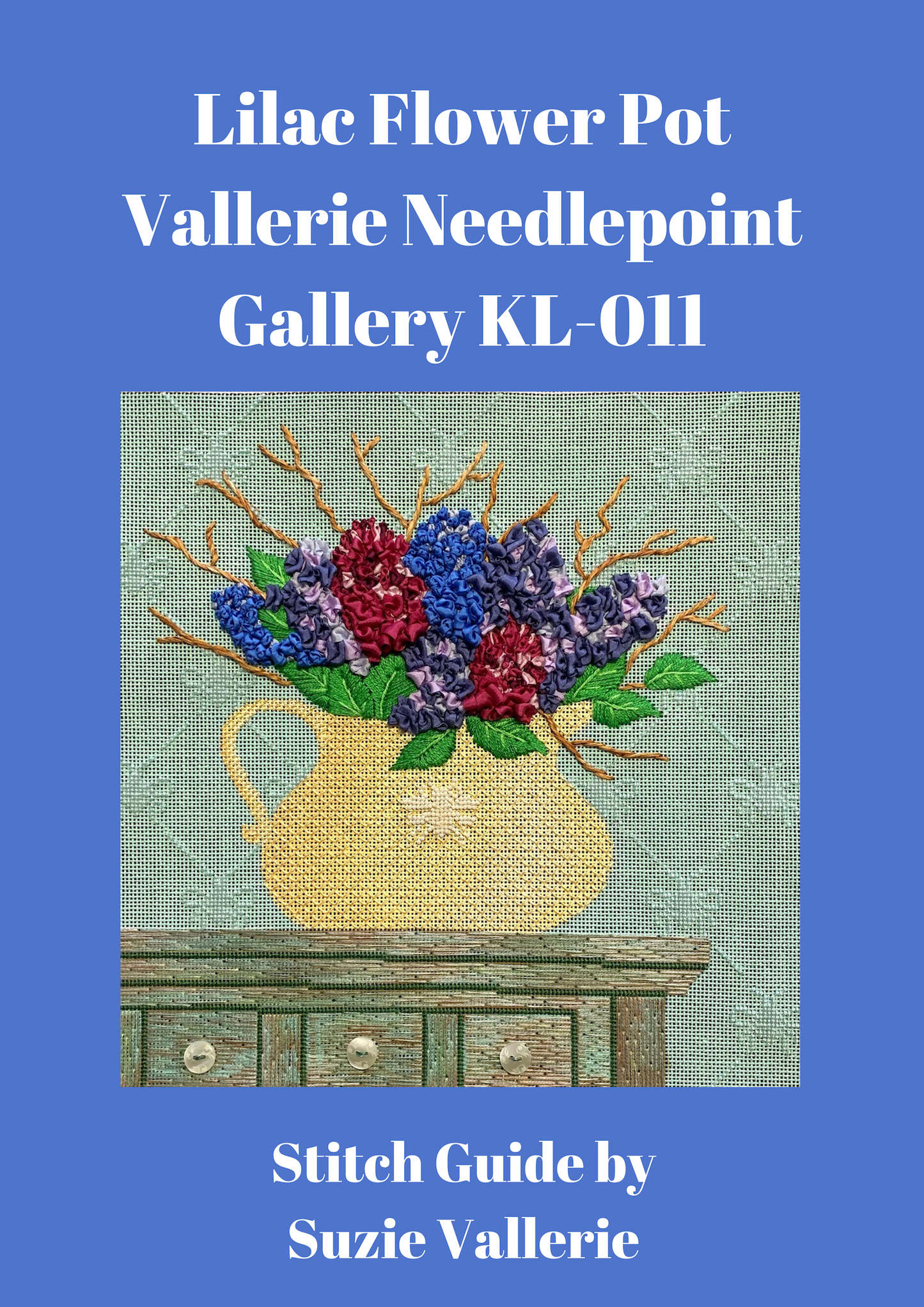 KL-011 Lilac Flower Pot Stitch Guide