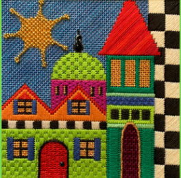 AL-014 Little Buildings 1 Stitch Guide