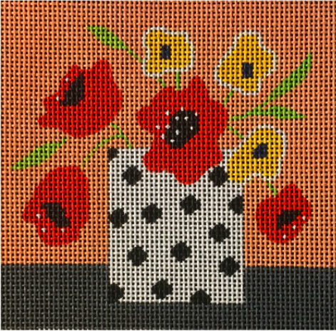 AL-026 Coral Mod Flowers