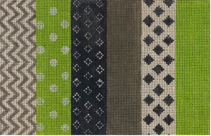 CL-04 Graphic Greens And Blues Clutch