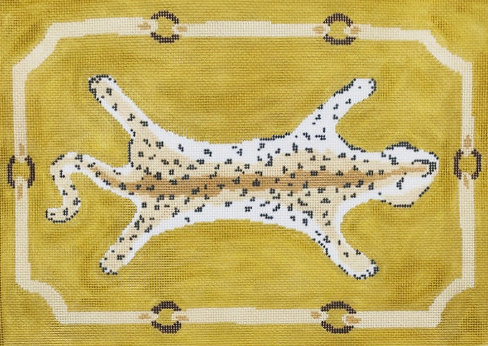 DG-3A-Y Yellow Leopard Clutch