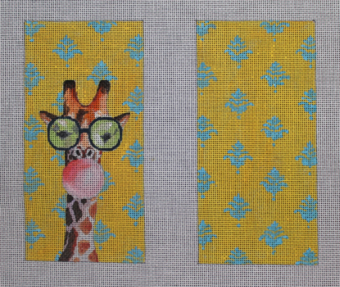 EY229 Giraffe Blowing Bubble Gum Eyeglass Case