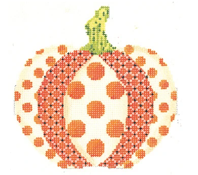 KCN1550 Polka Dot Patchwork Pumpkin