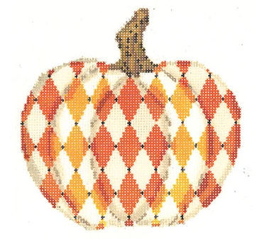 KCN1555 Hallowed Harlequin Pumpkin