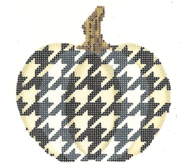 KCN1556 Black Bat Houndstooth Pumpkin