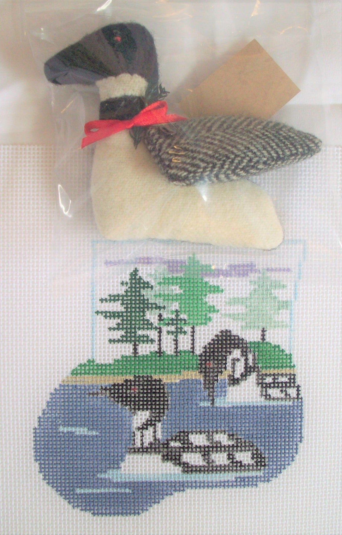 CM363 Two Loons Mini Sock with Loon Insert