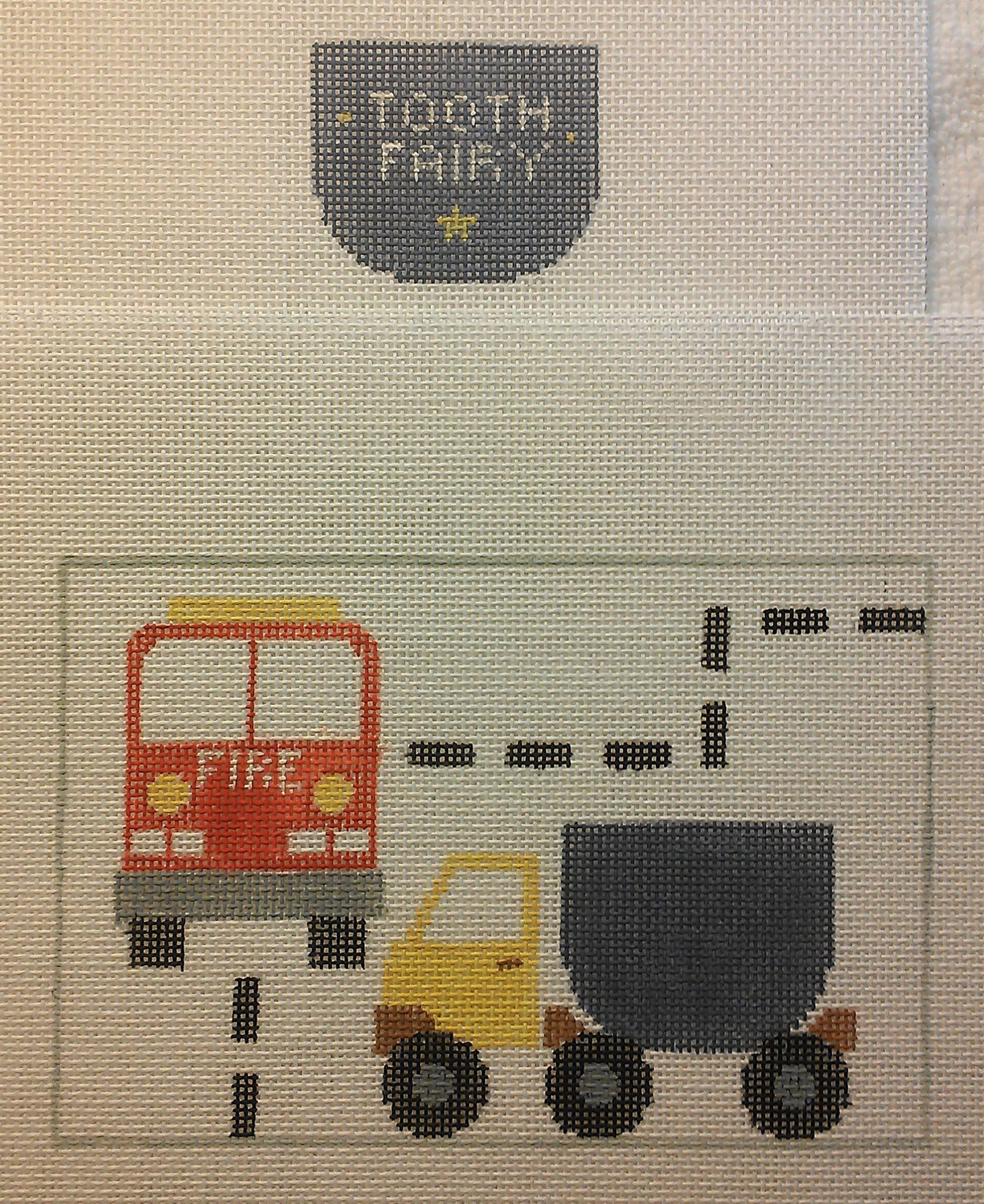 PT147 Trucks Tooth Fairy Pillow