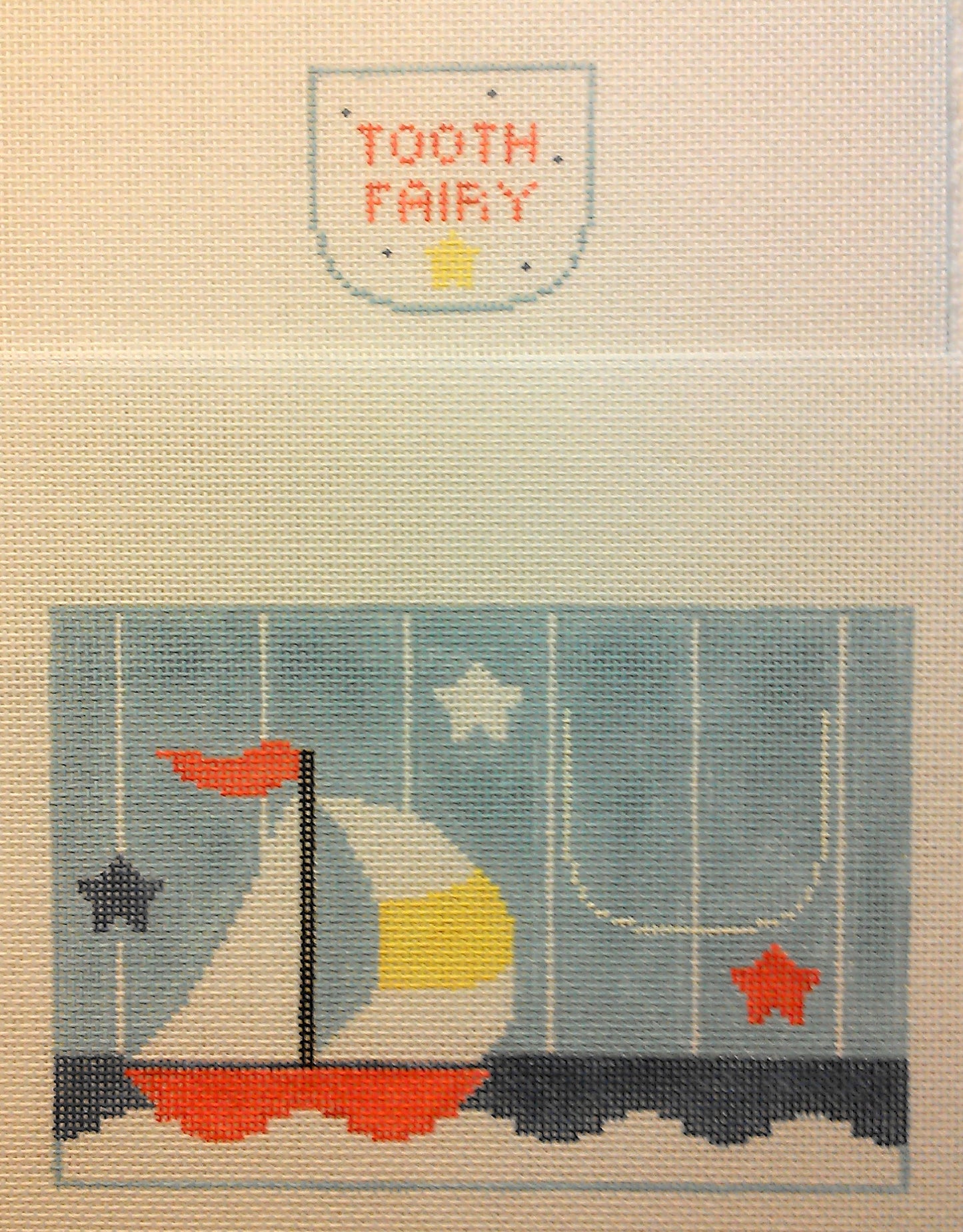 PT173 Sailboat Tooth Fairy Pillow