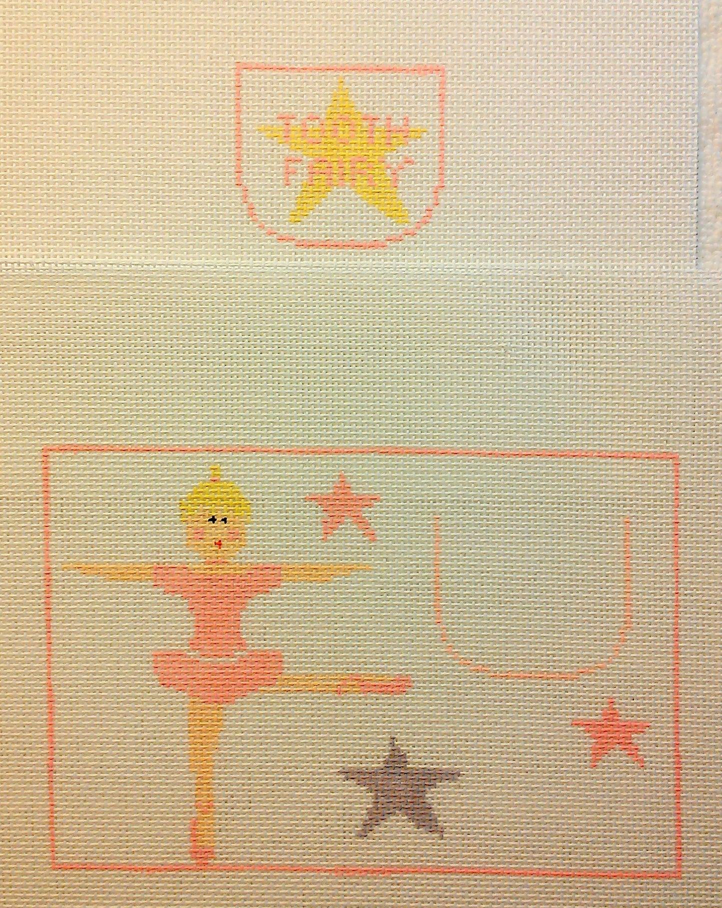 PT193B Ballerina Star Tooth Fairy Pillow