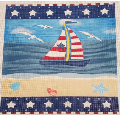 LL-01 Patriotic Sailboat