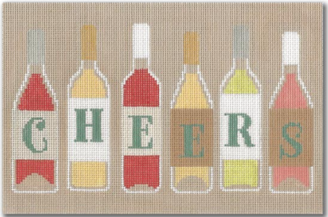 LRE-SS08 Cheers Wine Bottles