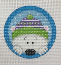 NP06 Peeking Polar Bear