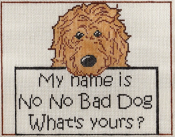 TS155 No No Bad Dog Saying