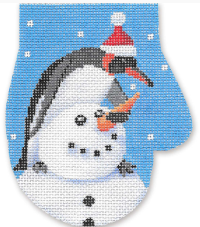 SC-XO43 Building a Snowman Mitten