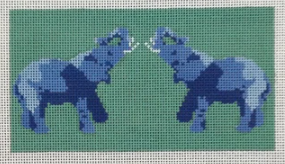 TA6002 Elephant Blue Sunglasses Case