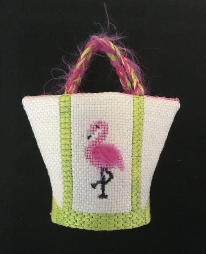 T-25 Flamingo with Stripes Tote Bag