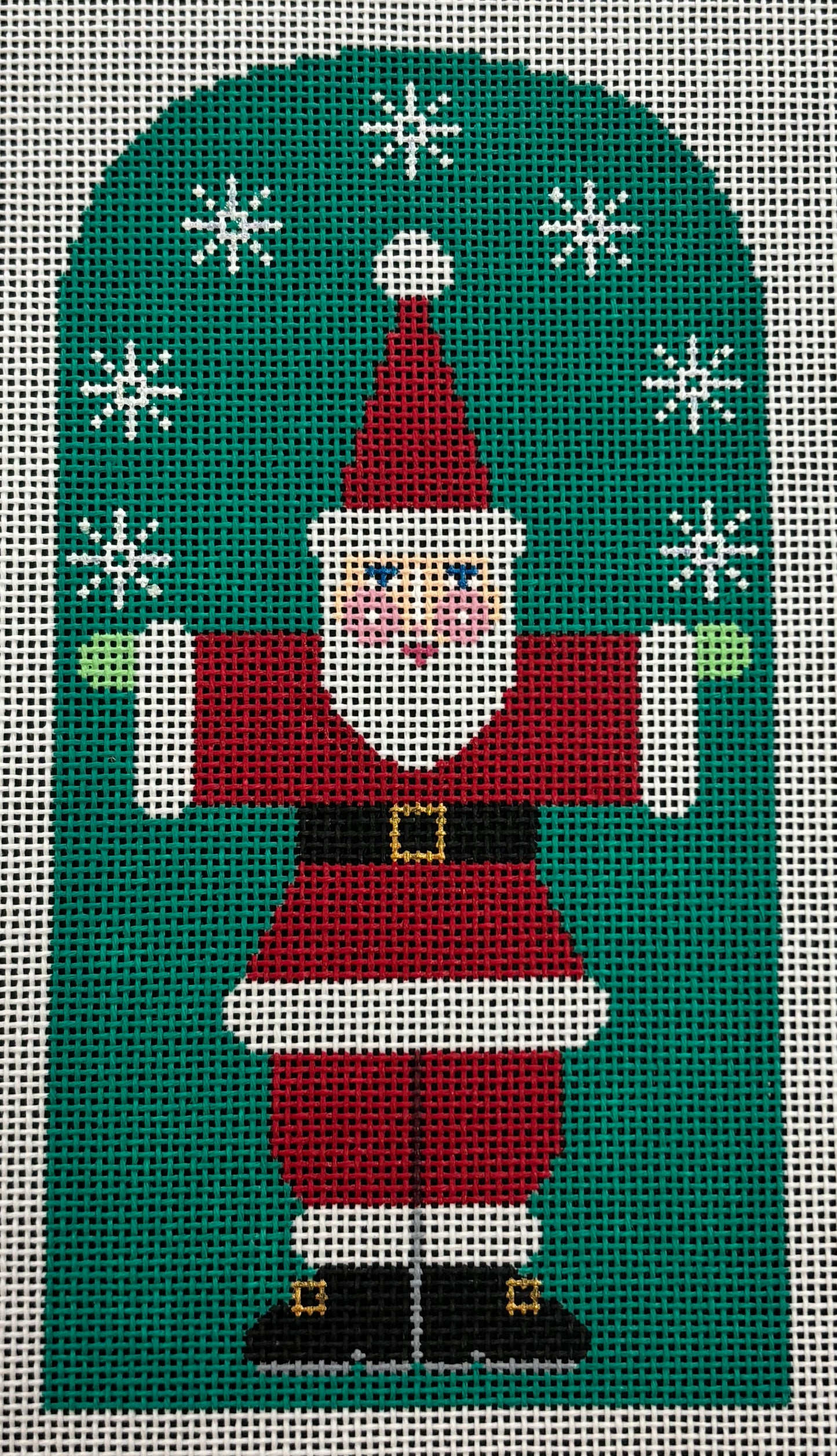 ST-C892 Santa on Green