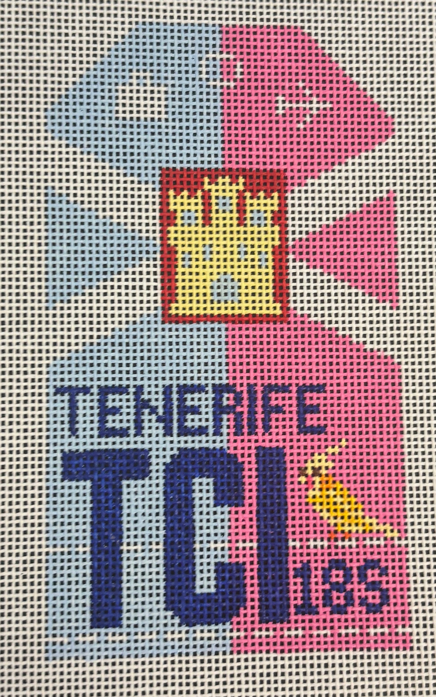 HN TCI Tenerife Retro Travel Tag