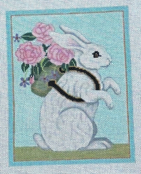 B-191 Rabbit with Cabbage Roses