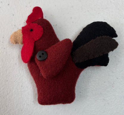 CM392 Chickens Mini Sock with Chicken Insert