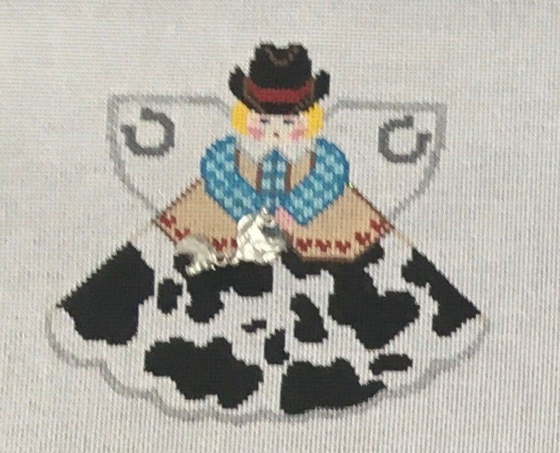 PP996IJ Pony Print Cowgirl Angel