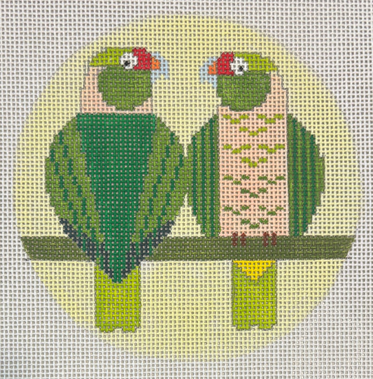 SP-038 Green Parrots