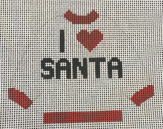 SI1-113 I Love Santa Pullover Sweater