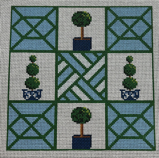 AOK142 Topiary Tic Tac Toe Board