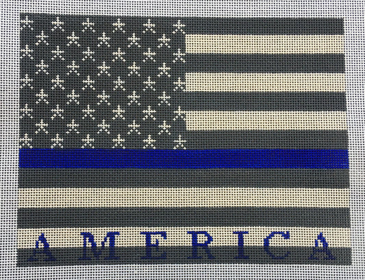 1776A First Responder American Flag - Police