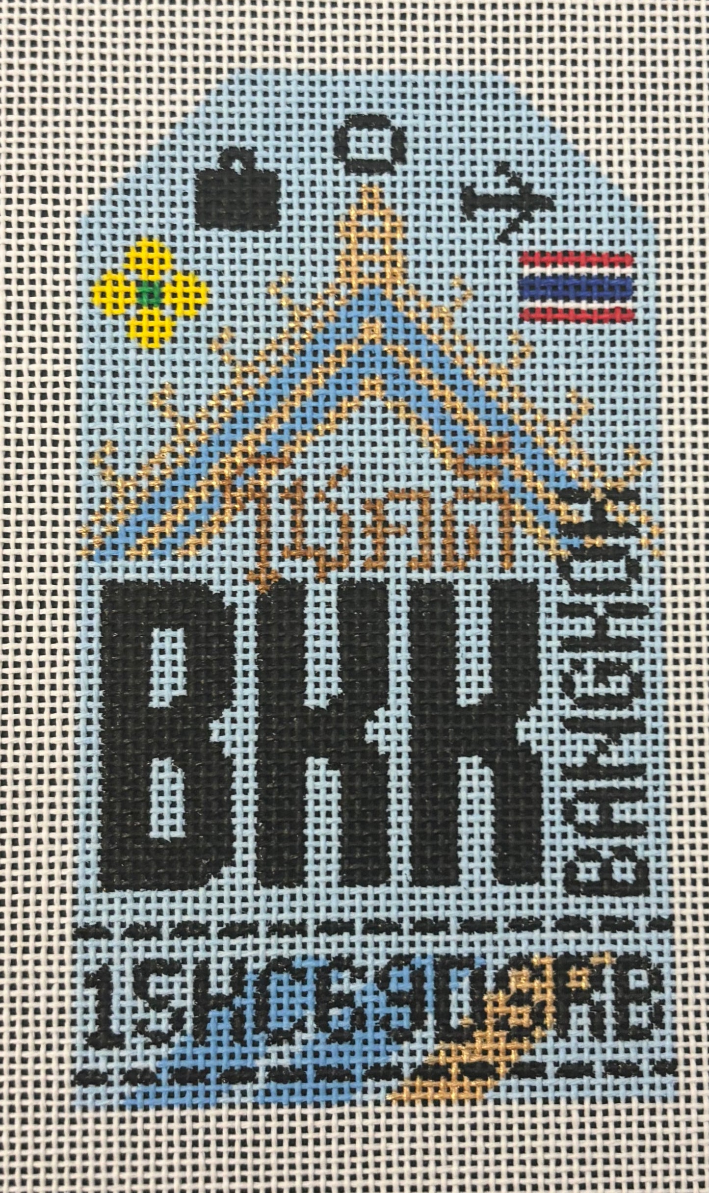 HN BKK Bangkok Retro Travel Tag