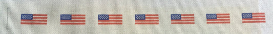 DC017 American Flags Dog Collar