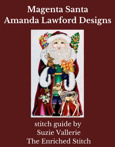 7055 Magenta Santa Stitch Guide