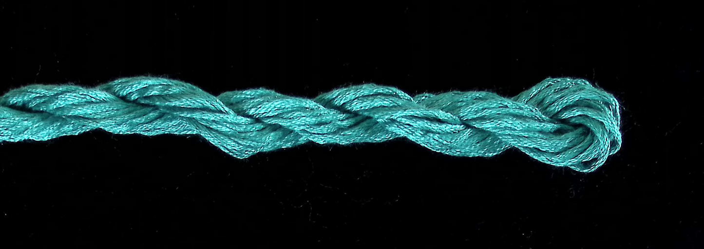 8020 Teal Green Soie Cristale