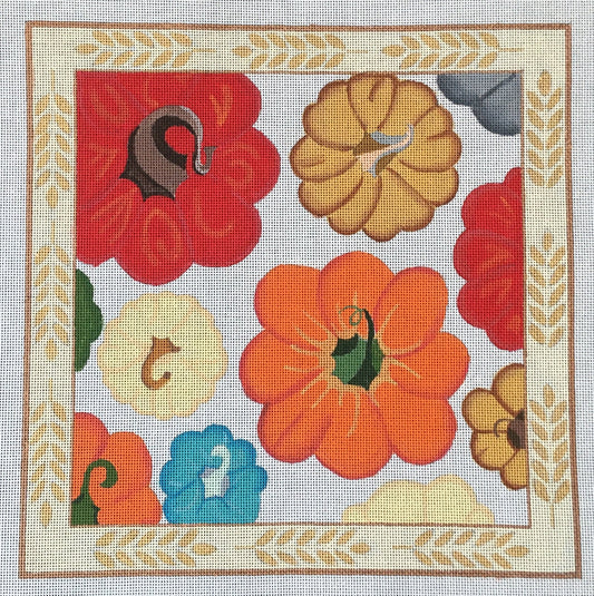HO3025 Pumpkin Collection with Border