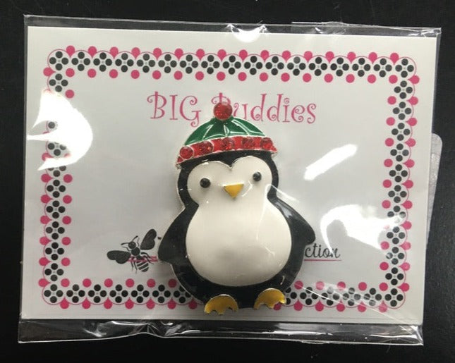 Christmas Penguin Needle Minder Magnet