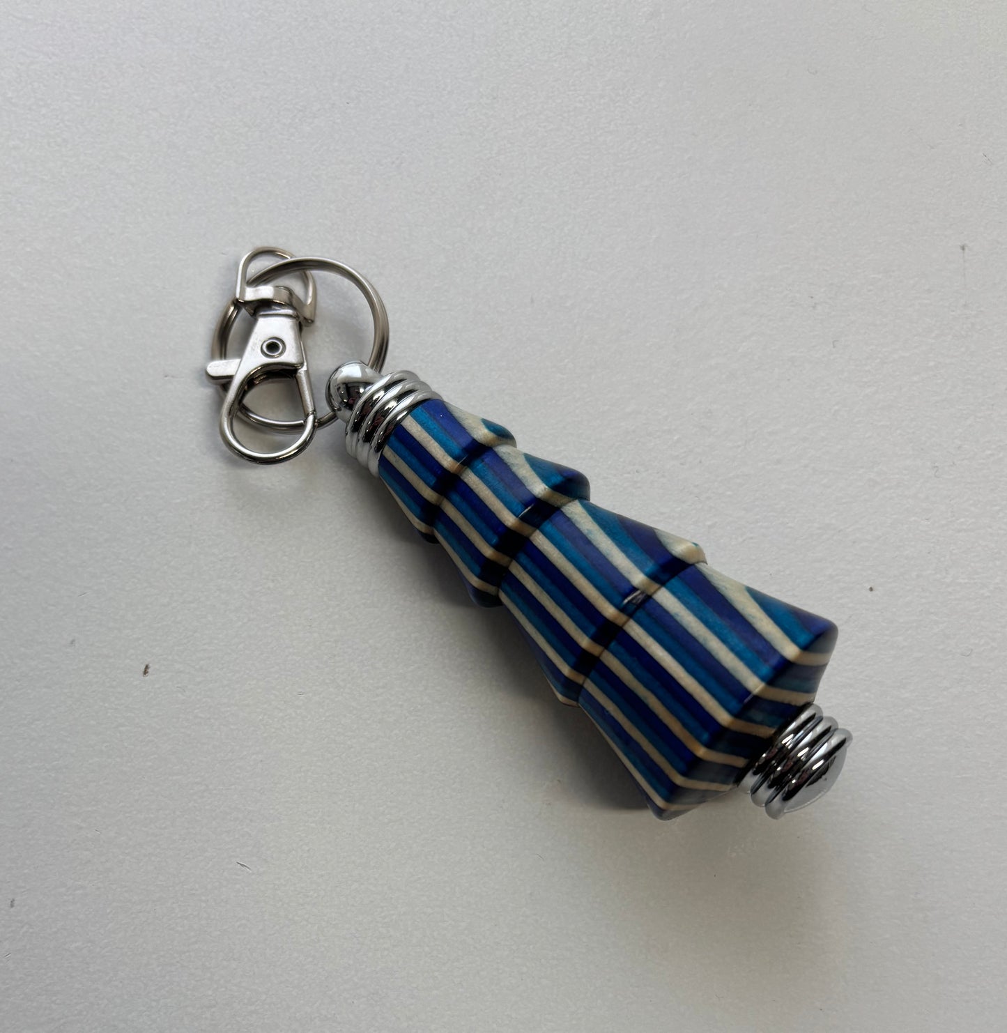 Tree Needle Case - Blue and White