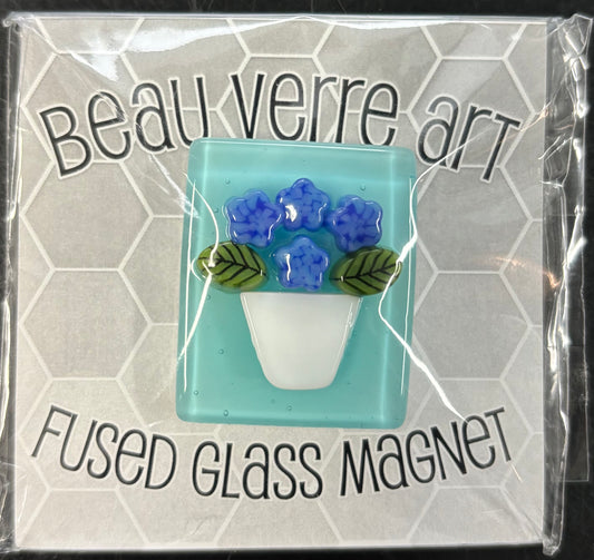 Beau Verre Hydrangea Pot Needle Minder