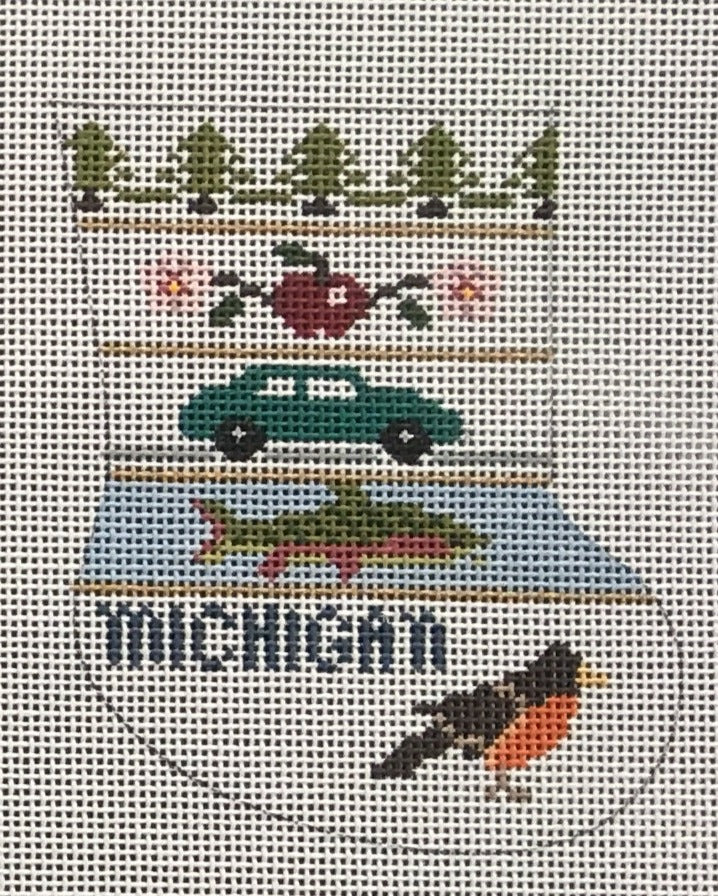 PT-357MI I Love Michigan Mini Sock