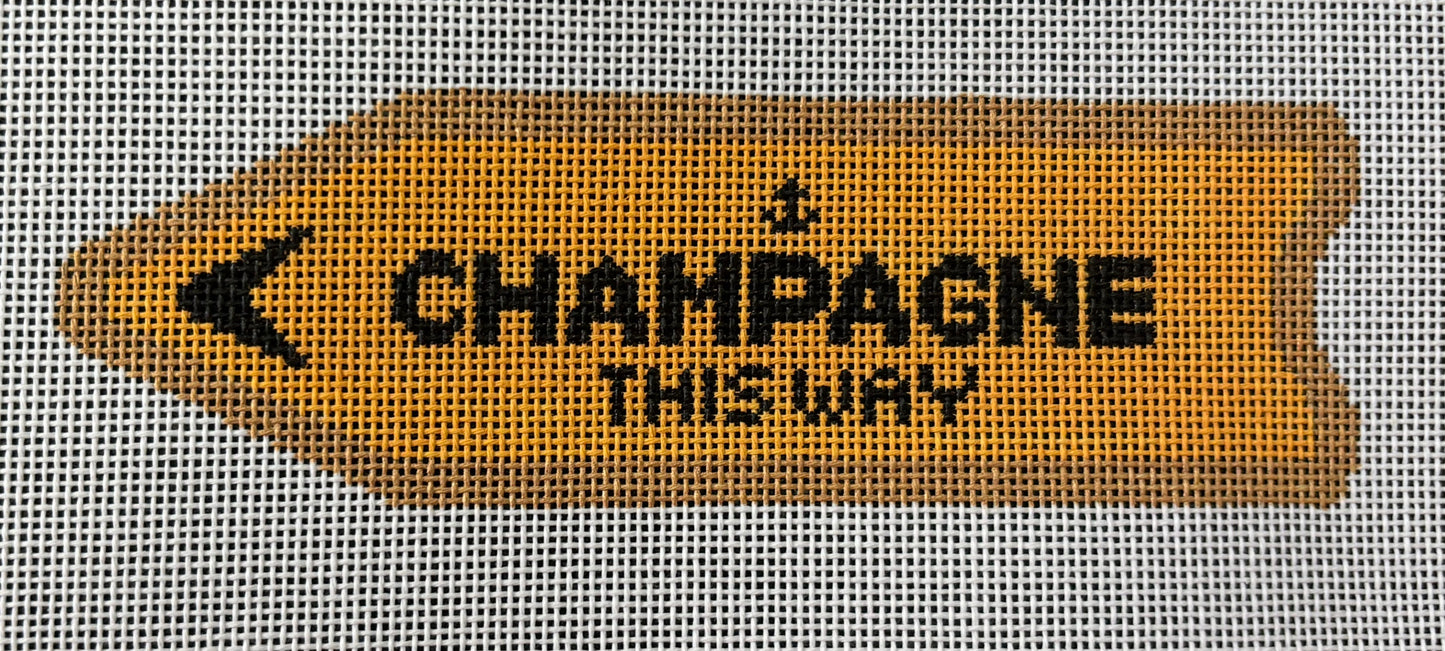 CLV001-O Champagne This Way - Orange