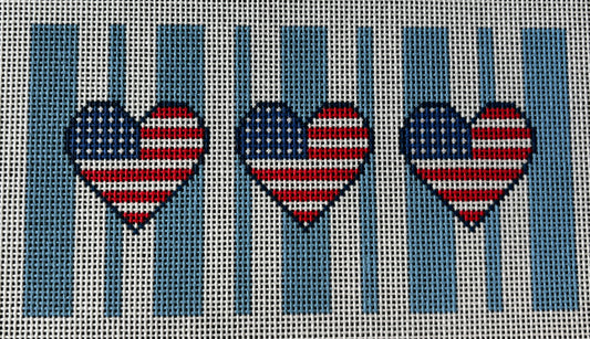 3622-PH Floating Patriotic Hearts