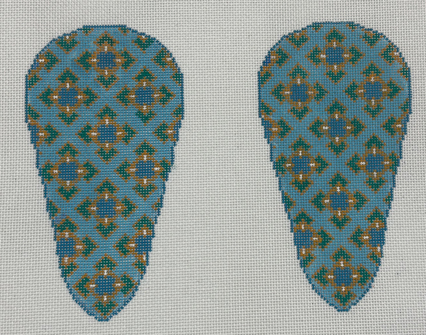 SS-75 Blue Geometric Scissor Case