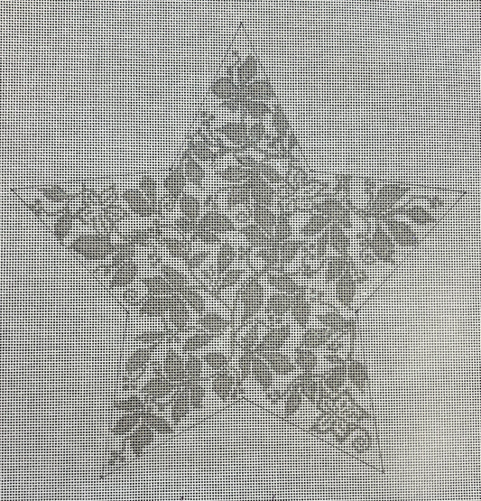 WG11443 Teri's Star Tree Topper - Silver