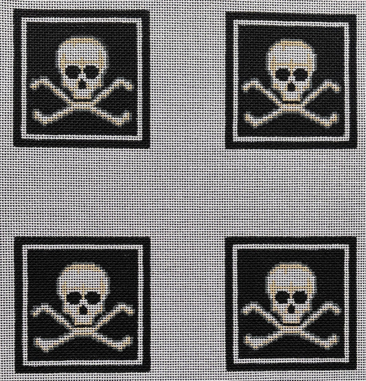 CO-45 Skull and Crossbones Coasters