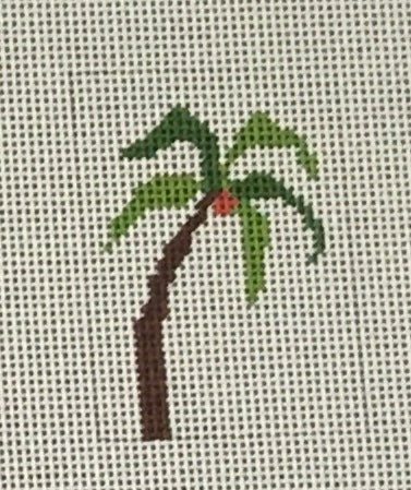 Palm Tree Luggage Tag