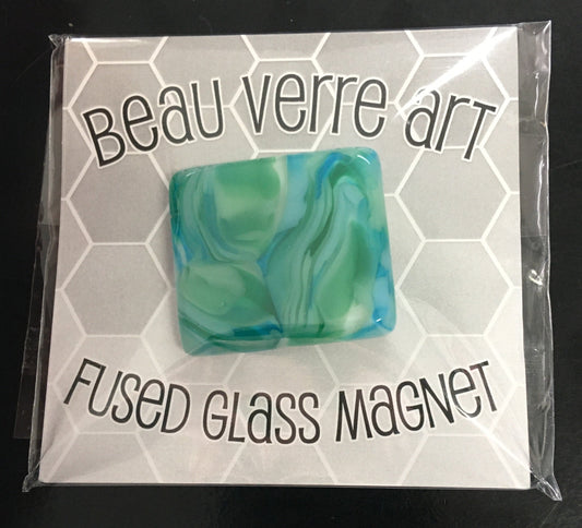 Beau Verre Marbled Glass Needle Minder
