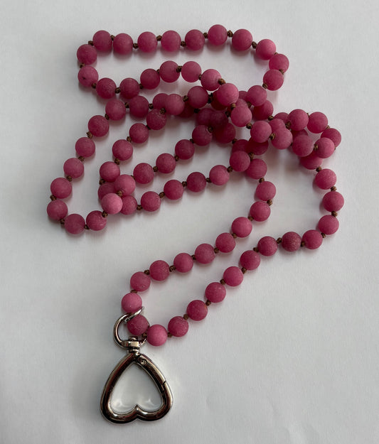 Up Up Gemstone Chatelain - Matte Pink