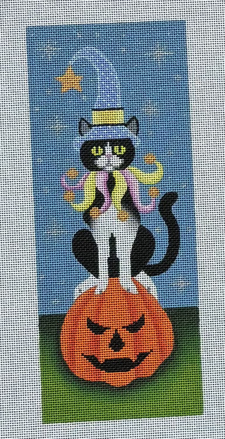 B-207 Black Cat on Pumpkin